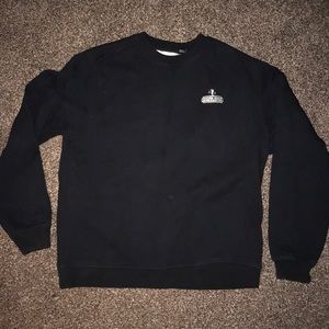 Blavk Crewneck Sweatshirt